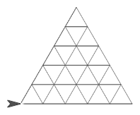 pyramid of triangles