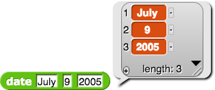 date (July) (9) (2005) reporting {July, 9, 2005}