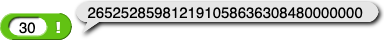 30! reporting 265252859812191058636308480000000