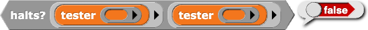 halts (tester) (tester) reporting false