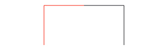 Lévy C-Curve Level 3: two short sides and one long side of a rectangle formed