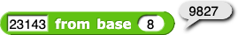 (23143)from base(8) reporting 9827