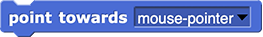 point towards (mouse-pointer)
