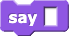 say ()