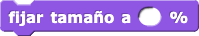 fijar tamaño a ( ) %