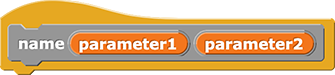 name (parameter1) (parameter2) {}